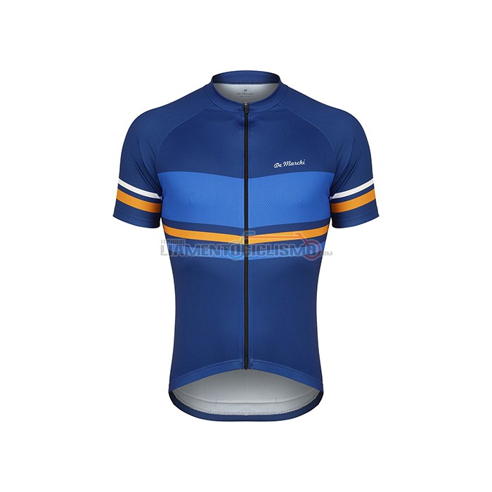 Abbigliamento Ciclismo De Marchi Manica Corta 2021 Blu